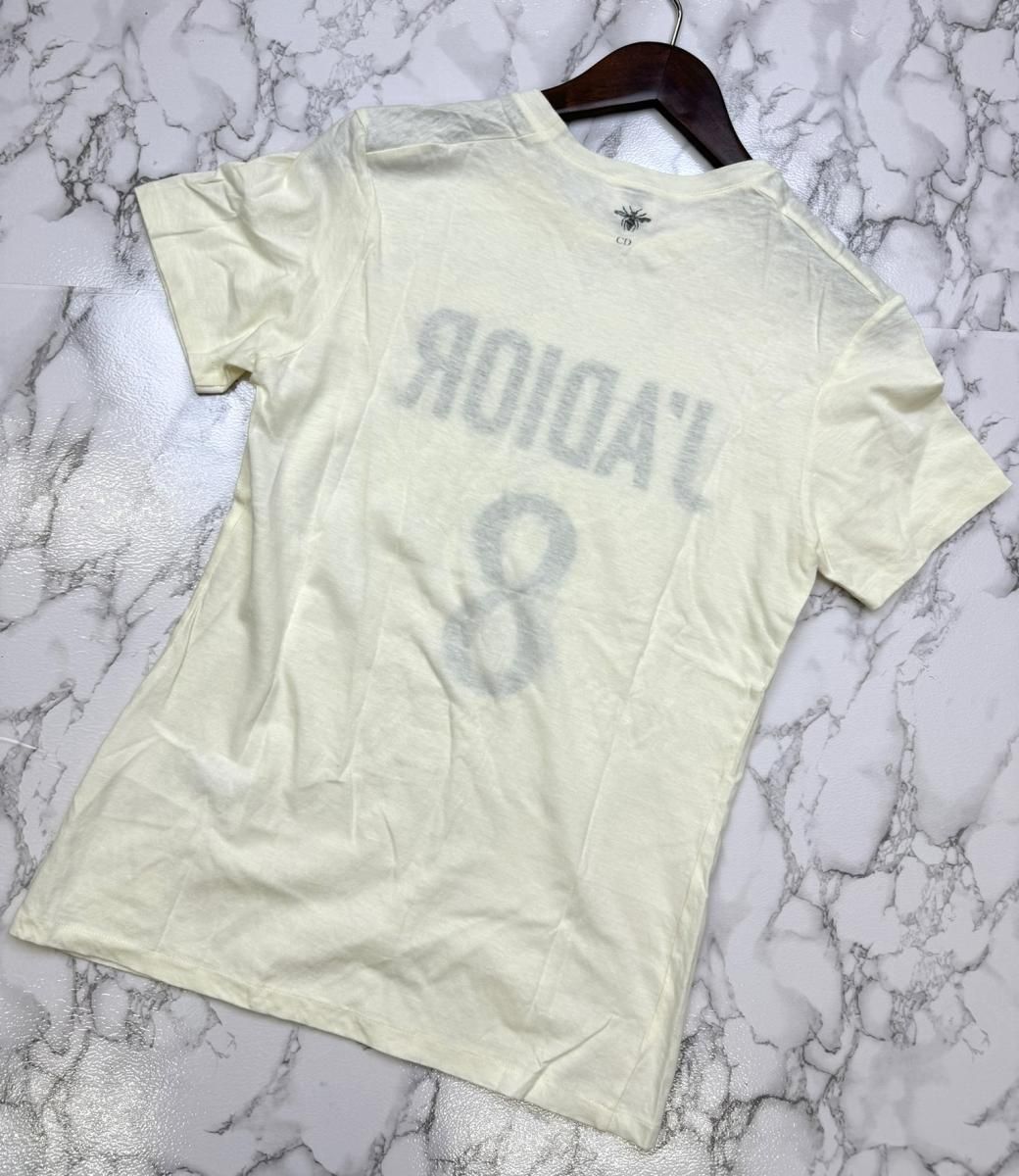 ディオール　J'ADIOR 8 Tシャツ ホワイト　XS J'Adior 8 T-Shirt White Cotton and Linen Jersey | DIOR