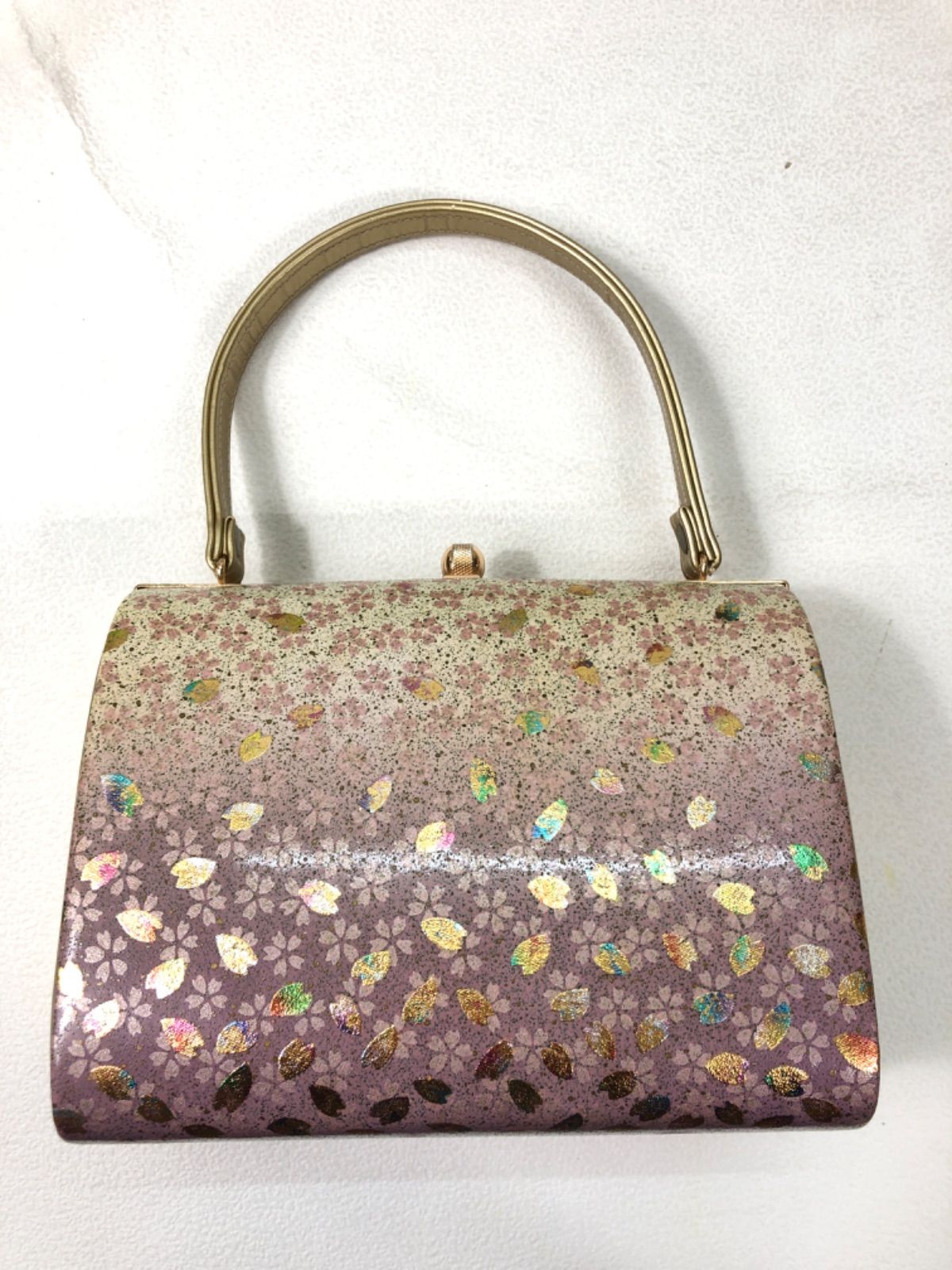 草履とバッグのセット（ピンク・ゴールド） 草履バッグセット