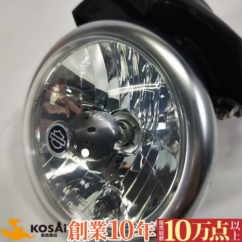 ハーレー スポーツスター ヘッドライトASSY カバー バイザー付 配線欠損