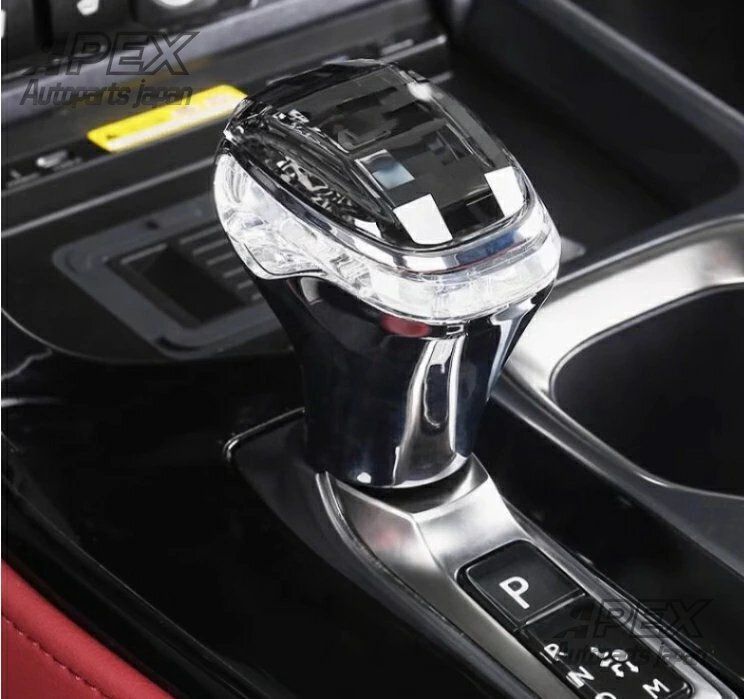 レクサス NX260 RX350h 500h 450h 2025 LED 水晶 シフトノブ 1個 7色切替式ZYL878