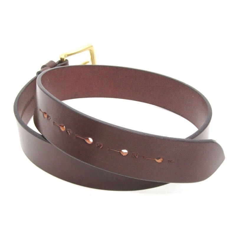 JABEZ CLIFF ジャベツクリフ ベルト STIRRUP LEATHER BELT イングランド製 ブライドル 5穴 ダークブラウン 30