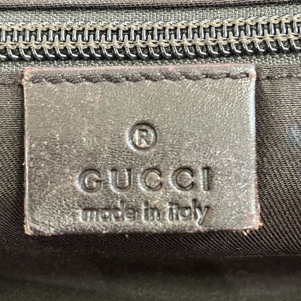 グッチ GUCCI GG 145859 ブラウン キャンバス×レザー バッグ