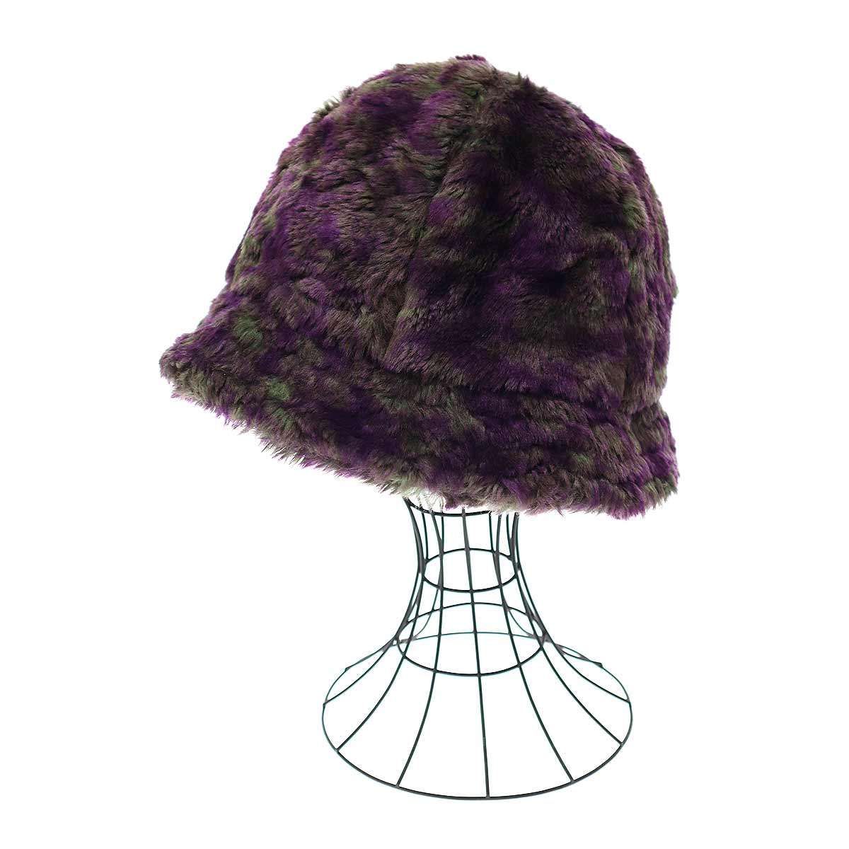 Needles ニードルズ 22AW Bermuda Hat Faux Fur Uneven Printed