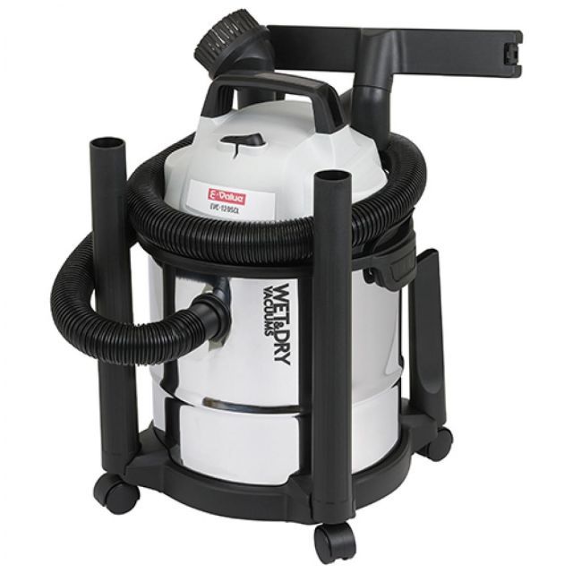 E-Value 乾湿両用掃除機 クリーナー 乾湿 乾湿両用 掃除機 掃除 清掃 業務用 12L EVC-120SCL 小型 ステンレスタンク ブロワー