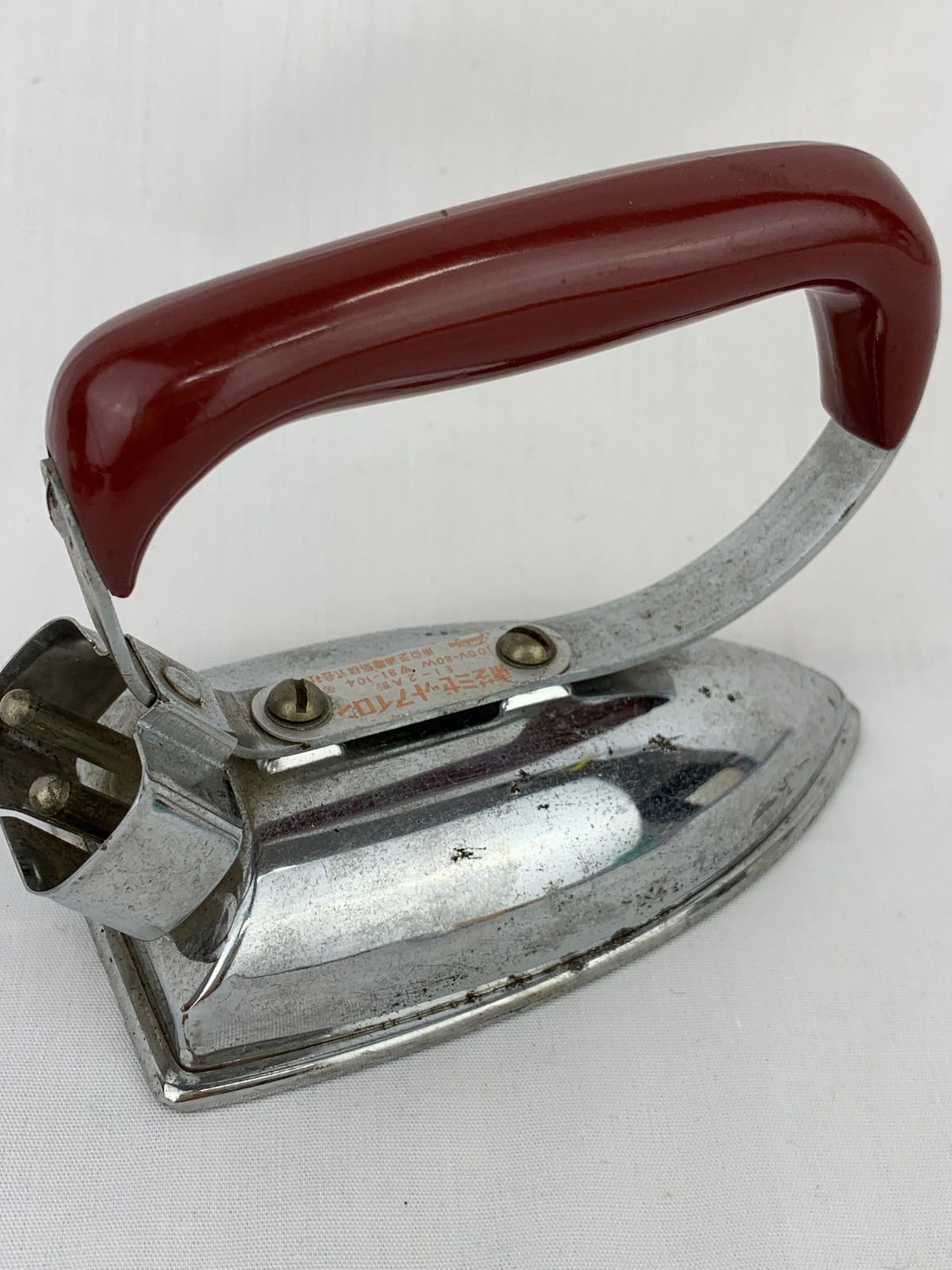 1339.通電確認済み 東芝 ミゼットアイロン ミニアイロン 昭和レトロ