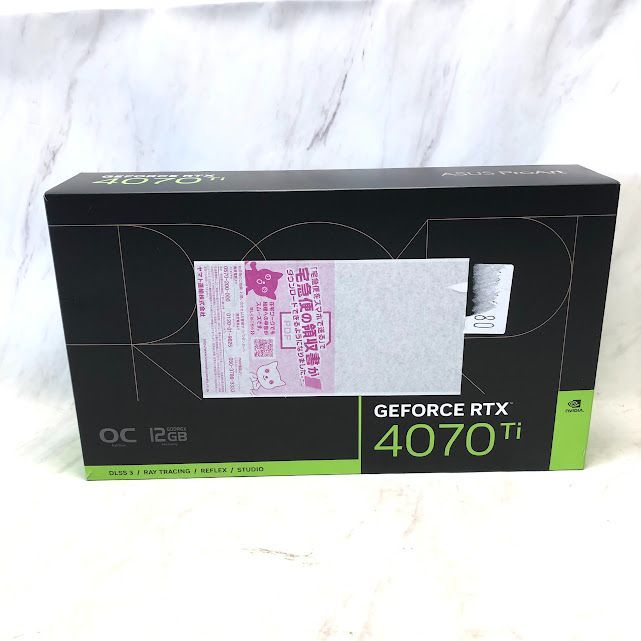 【美品】ASUS ProArt GeForce RTX 4070 Ti OC エディション 12GB GDDR6X A0801 0918ML012 0120240902101785