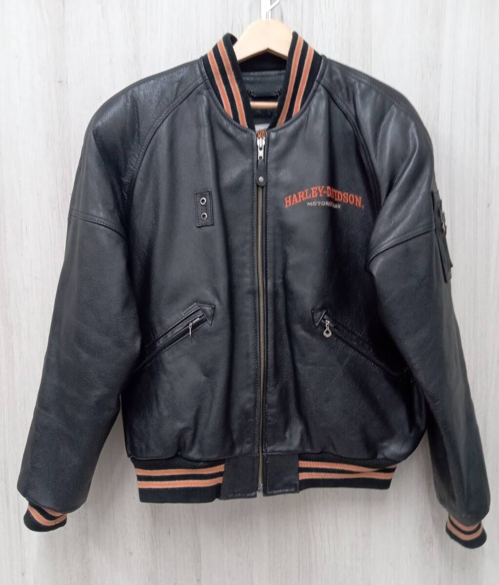 HARLEY DAVIDSON スタジャン ブラック