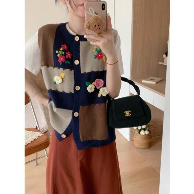 non non dorl　ノンノンドール　パッチワークベスト　花柄　モチーフ ノンノンドール 買取｜non non dorl売るなら【アクイール】
