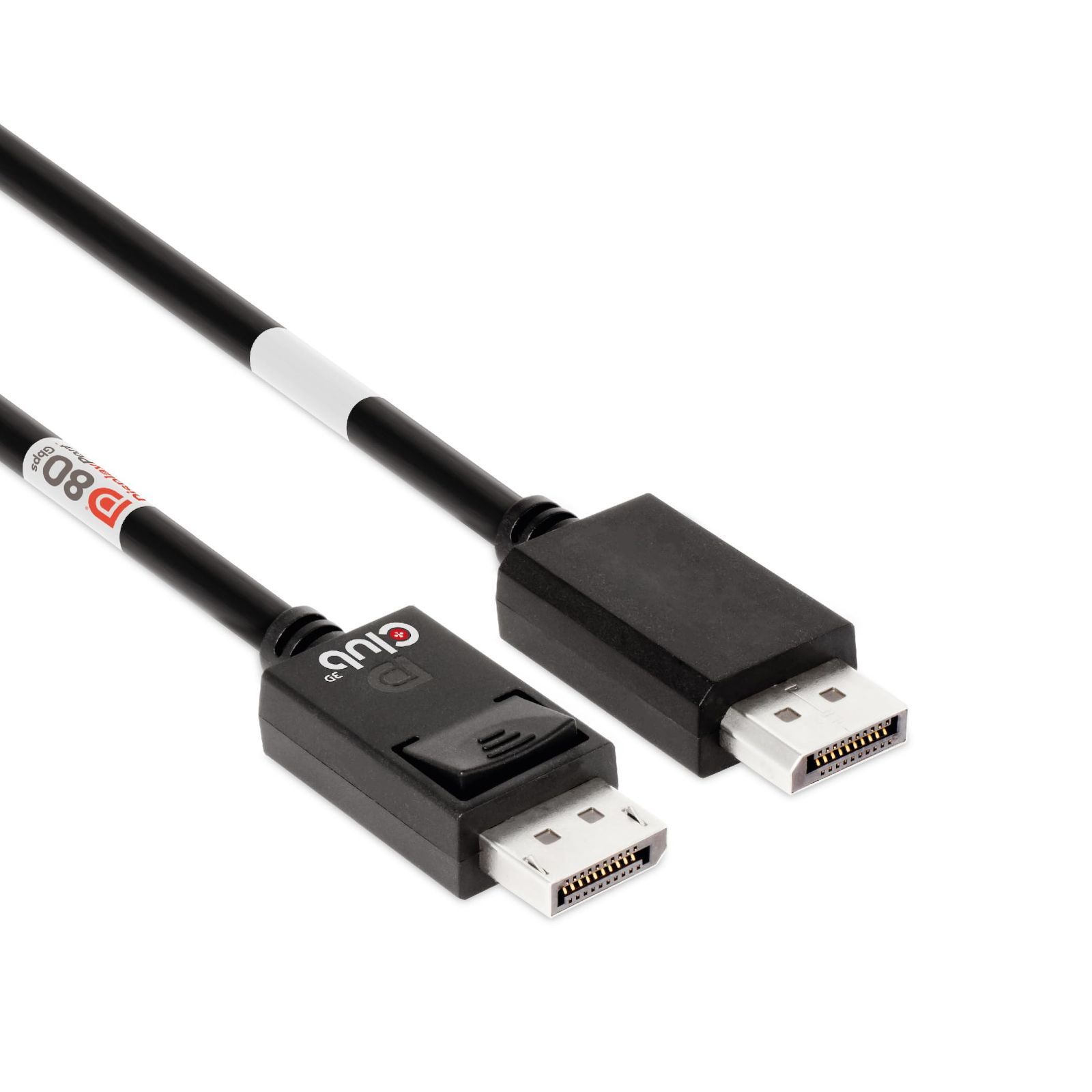 Size:DP to DP DP80 1.2m Club3D DisplayPort 2.1 双方向 VESA DP80 認証 80Gbps 4K120Hz / 8K60Hz / 10K60Hz Male/Male 1.2m ディスプレイ ケーブル (CAC-