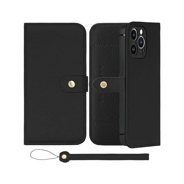 HANATORA] ストア iPhone12mini ケース 手帳型 本革 シュリンクカーフ