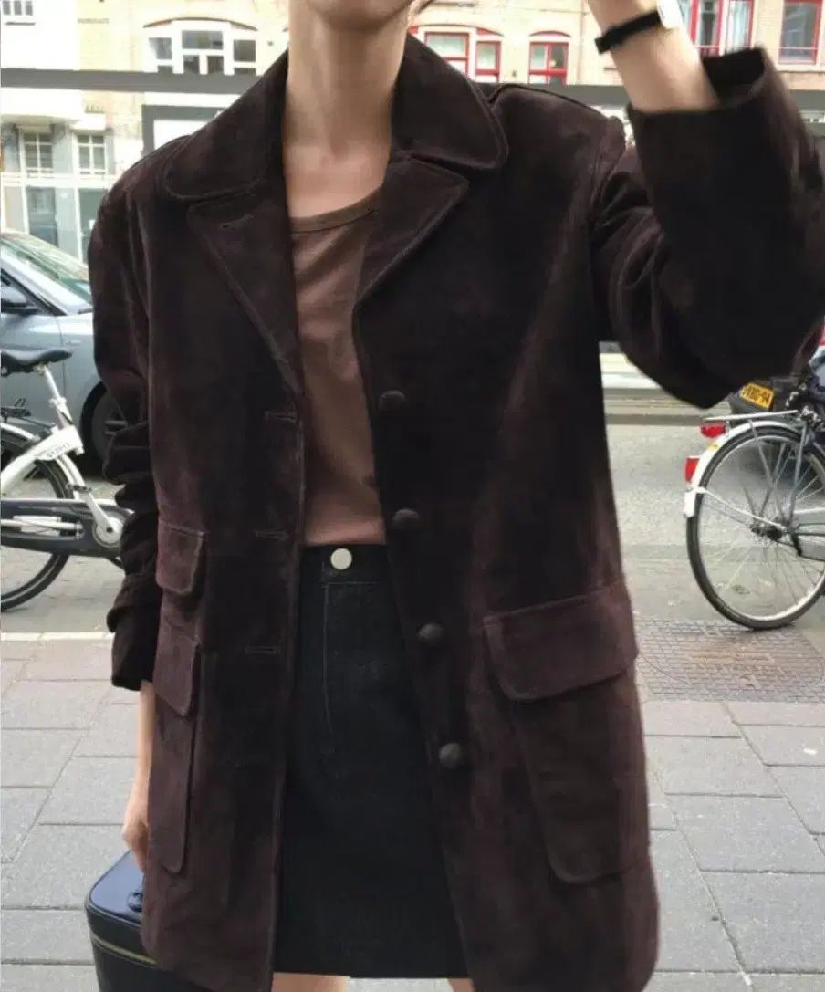 オーバテイク スウェード ジャケット