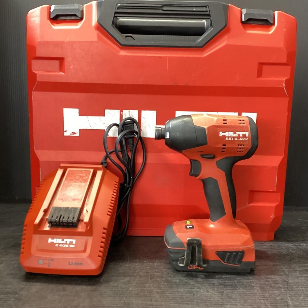 HILTI SID4-A22 21.6V充電式インパクトドライバ(充電器不具合