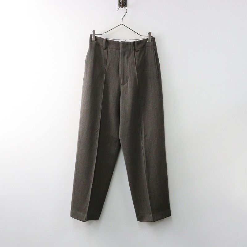 極美品 定価5.3万 2024AW イレーヴ YLEVE WOOL RAYON TWILL TR 1