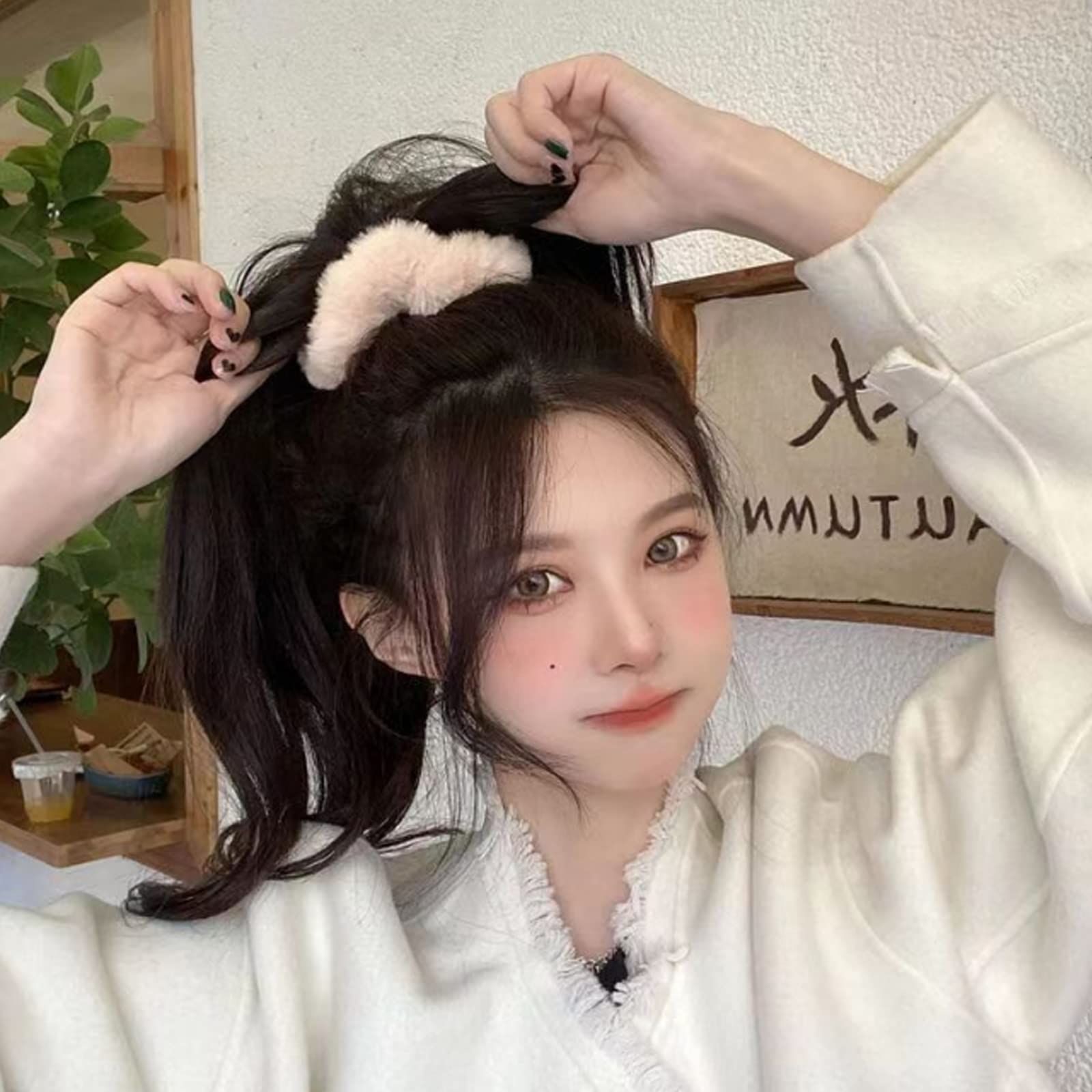 髪飾り ヘアゴム (7個セット) シュシュ ヘアーバンド 大人っぽい の 