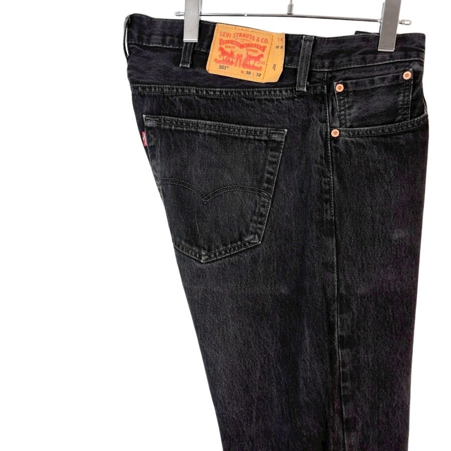 Levi'sリーバイス501ブラックデニムパンツウォッシュドデニム黒