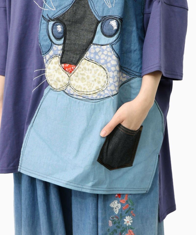 美品♡スカラー♡カラフル 総柄♡シフォンジャケット♡ Mサイズ セットアップ対応】ファンシーツイード ノーカラー ジャケット