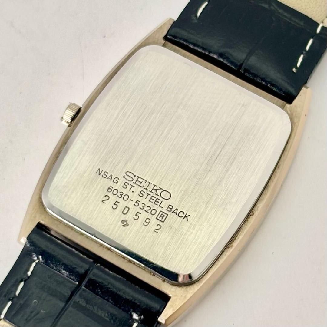 3755【美品　希少品　新品電池】SEIKO　DOLCE　腕時計　セイコー　銀色 美品/新品電池】 SEIKO セイコー Dolce ドルチェ メンズ 腕時計