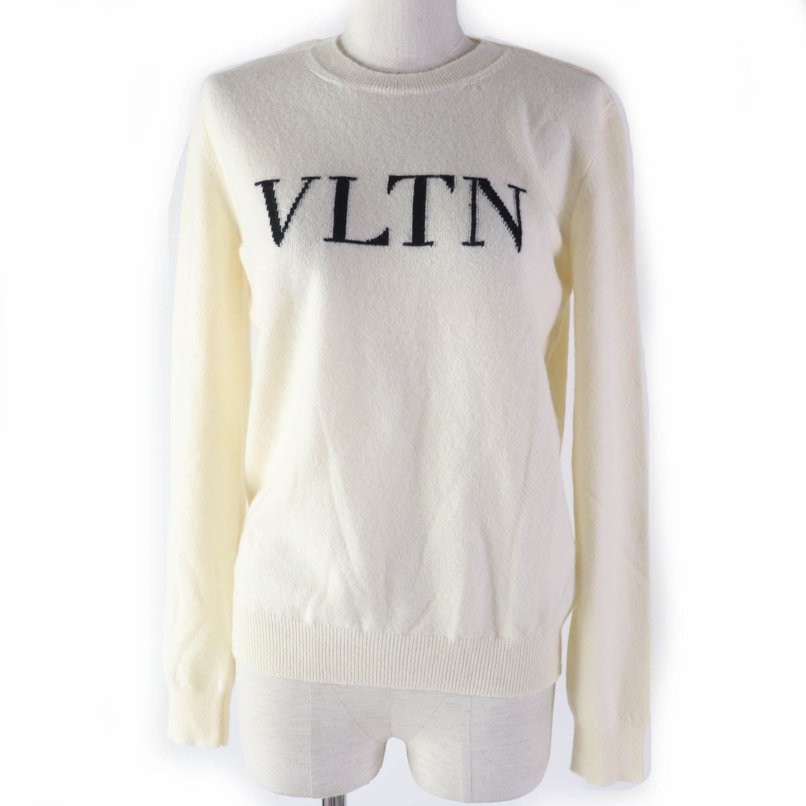 ヴァレンティノ VLTN フロントロゴ ウールカシミヤ混 ニット セーター