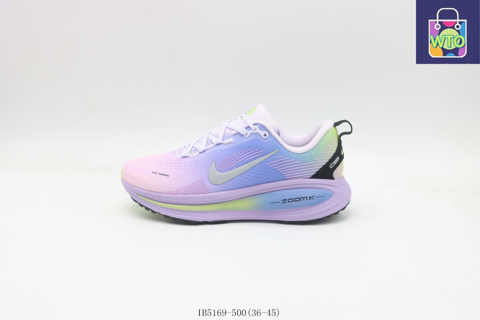 今日 Nike ナイキ ランニングシューズ ピンクパープルグラデーション IB5169-500-WTO輸入2