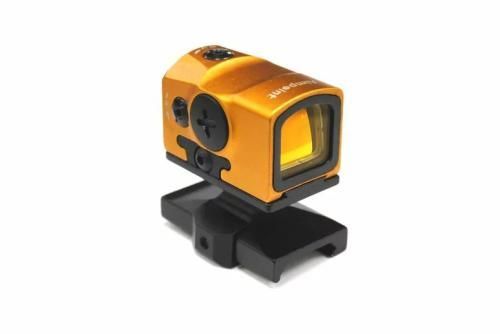Aimpointタイプ ACRO P-1 レプリカ レッドドットサイト 専用マウント付 ゴールド