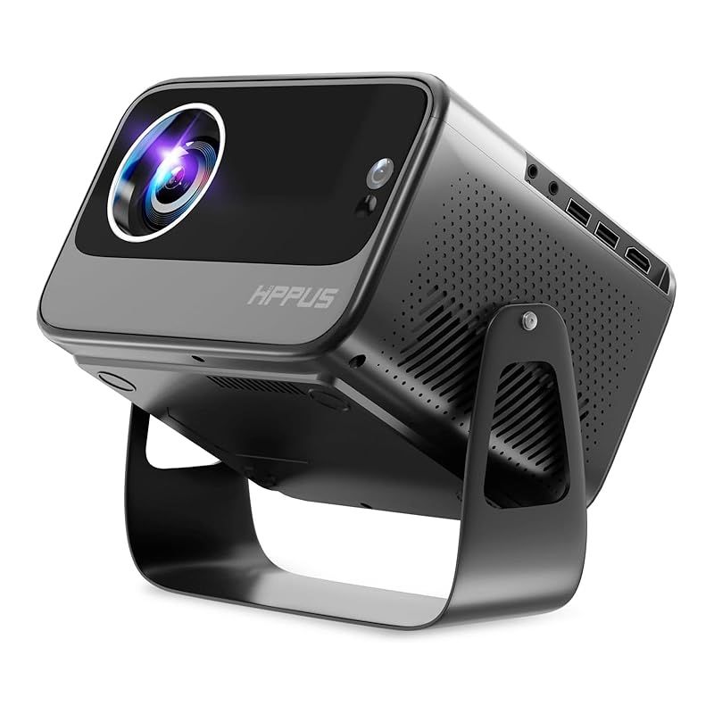 プロジェクター 新品 天井投影 360°回転 & Android TV 搭載