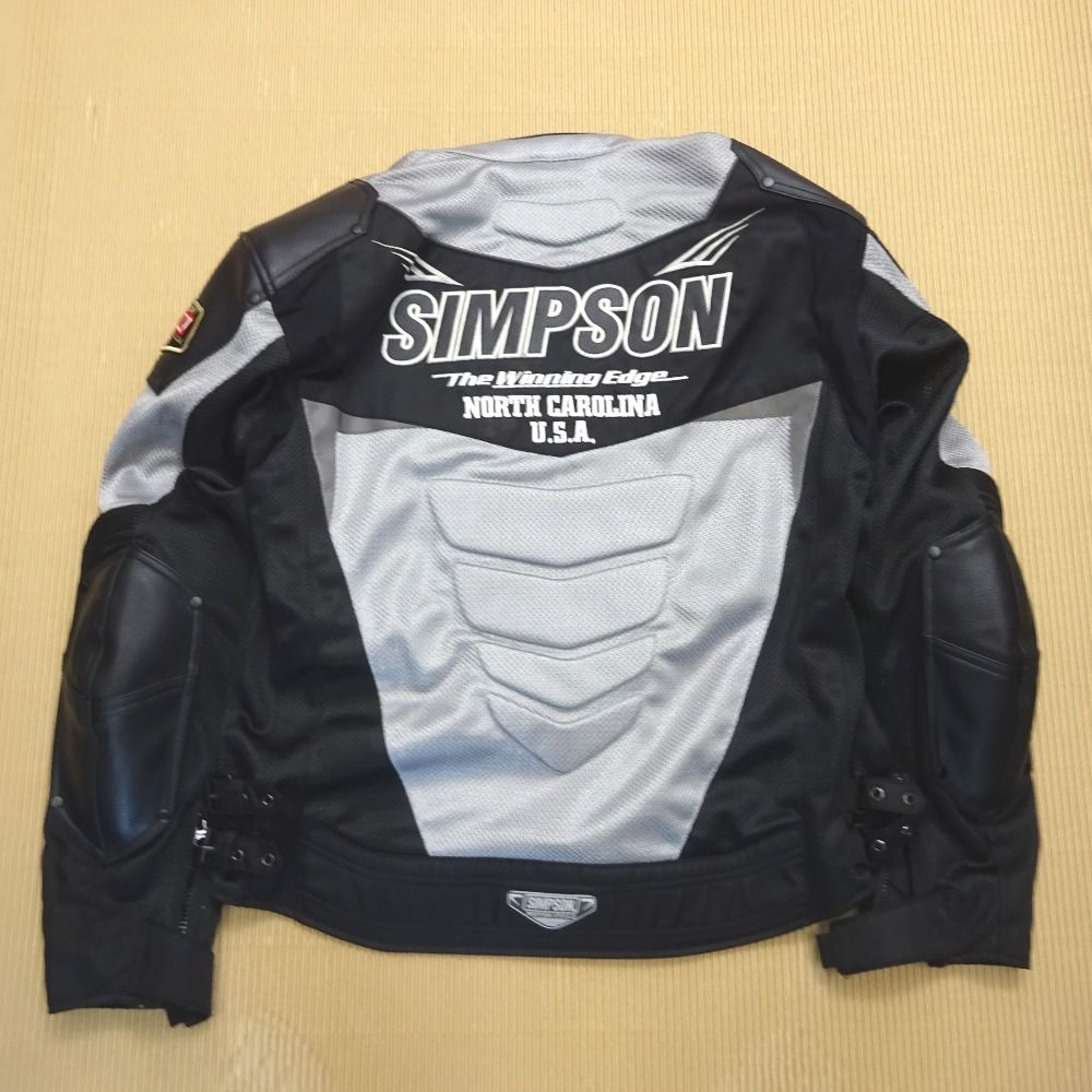 Ft1151911 シンプソン ライダースジャケット メッシュ ブラック