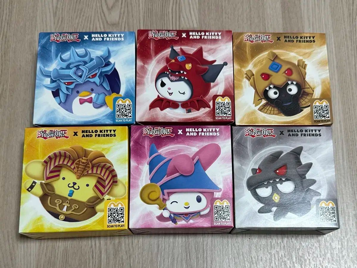 【雷市場（ポンジャン）商品韓国直送】 マクドナルド サンリオ 遊戯王 6 種 まとめ売り
