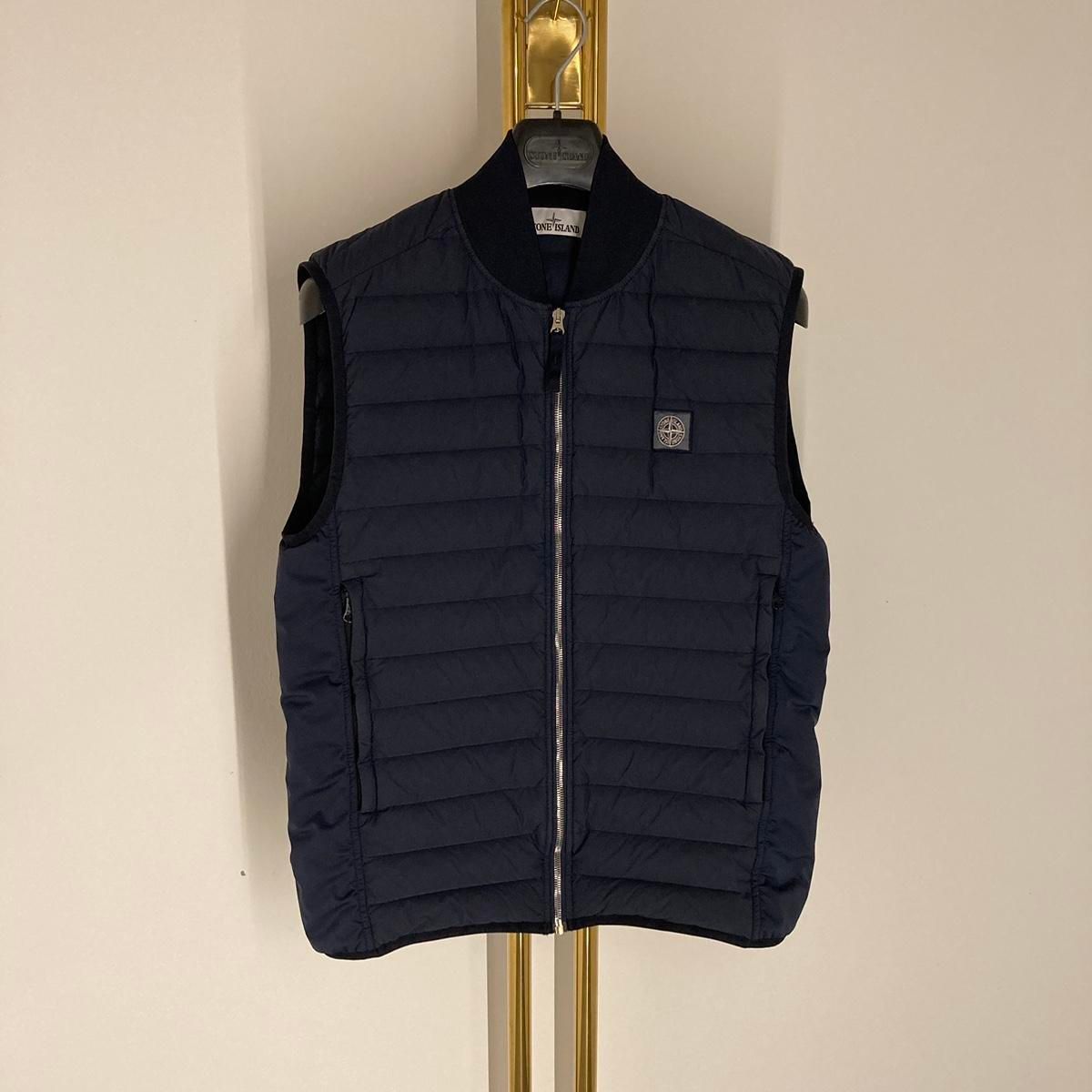 Stone Island ネイビー ダウンベスト M 【公式通販】