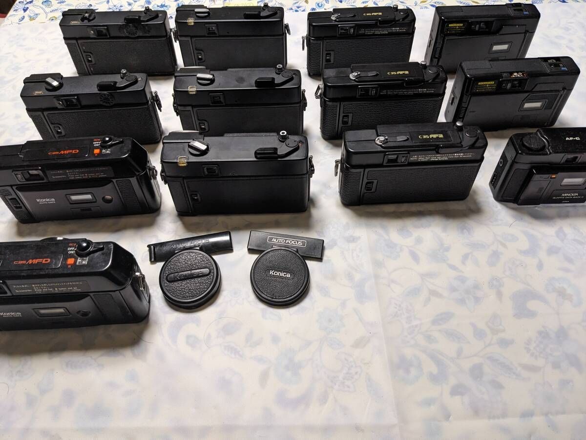  13台まとめ コニカ Konica C 35 AF MFC 2 MG D コンパクトカメラ 2792_17_11 コンパクトカメラ(フィルム) フィルムカメラ
