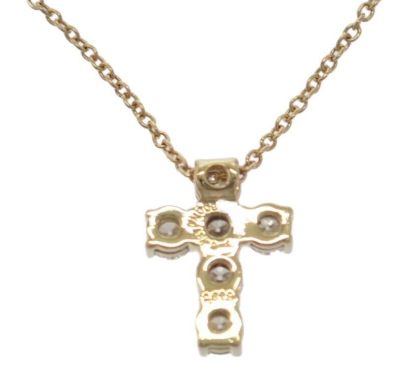 中古Aランク】ギメル Gimel クロス ペンダント GN008 ネックレス K18  