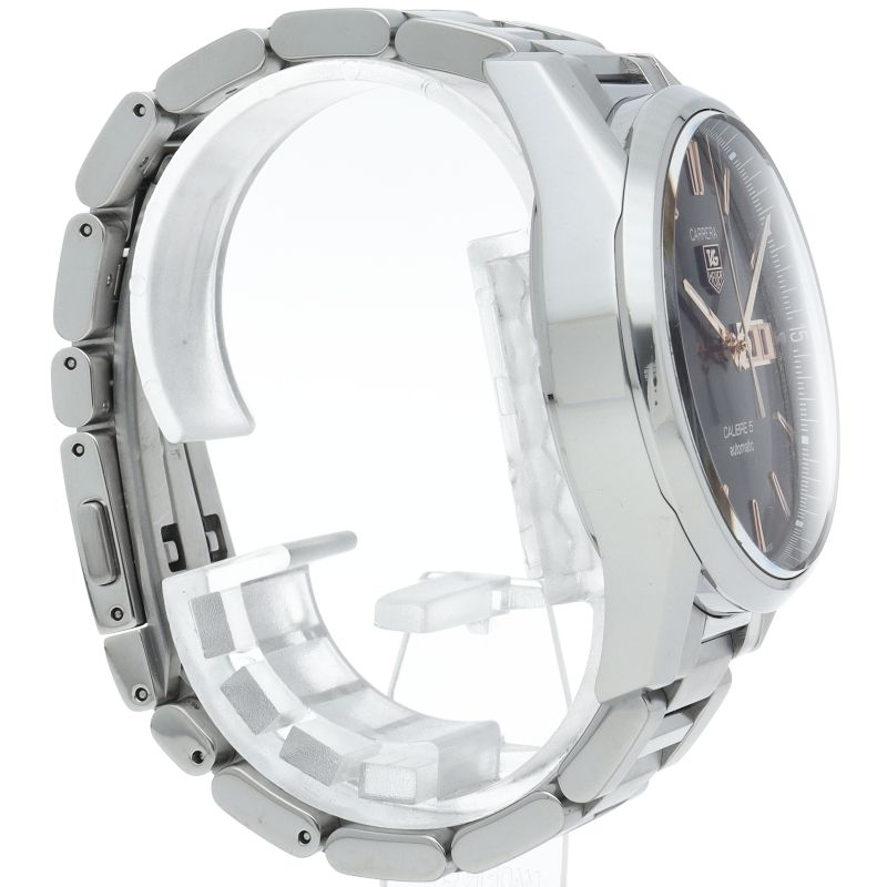 TAG HEUER WAR201C.BA0723 ブラック メンズ 腕時計 カレラ キャリバー5 デイデイト[WAR201C.BA0723] Carrera