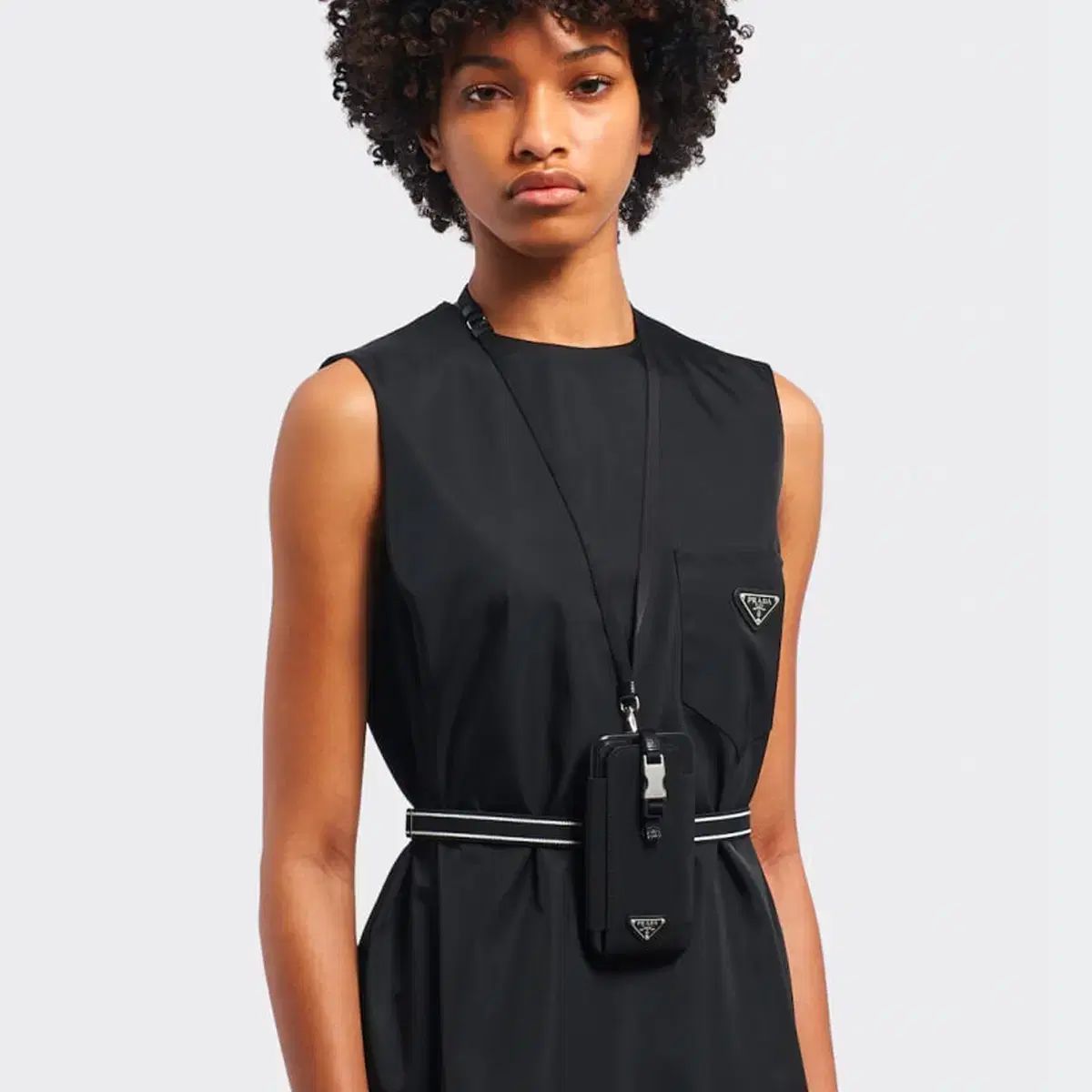 ♥ PRADA プラダ 三角ロゴ リナイロン テスート 携帯 ポーチ シガレット ケース バッグ