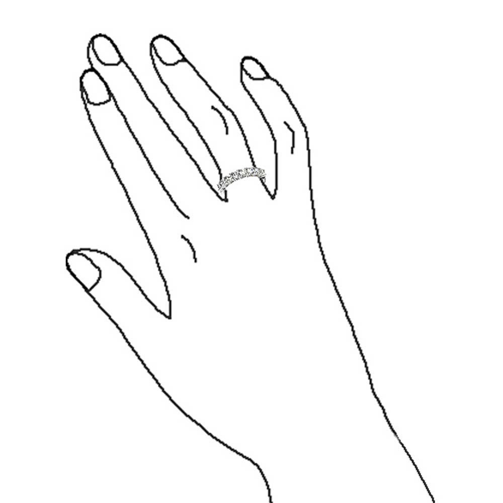 Jewelry CZスタッカブル記念日ウェディングバンドリング