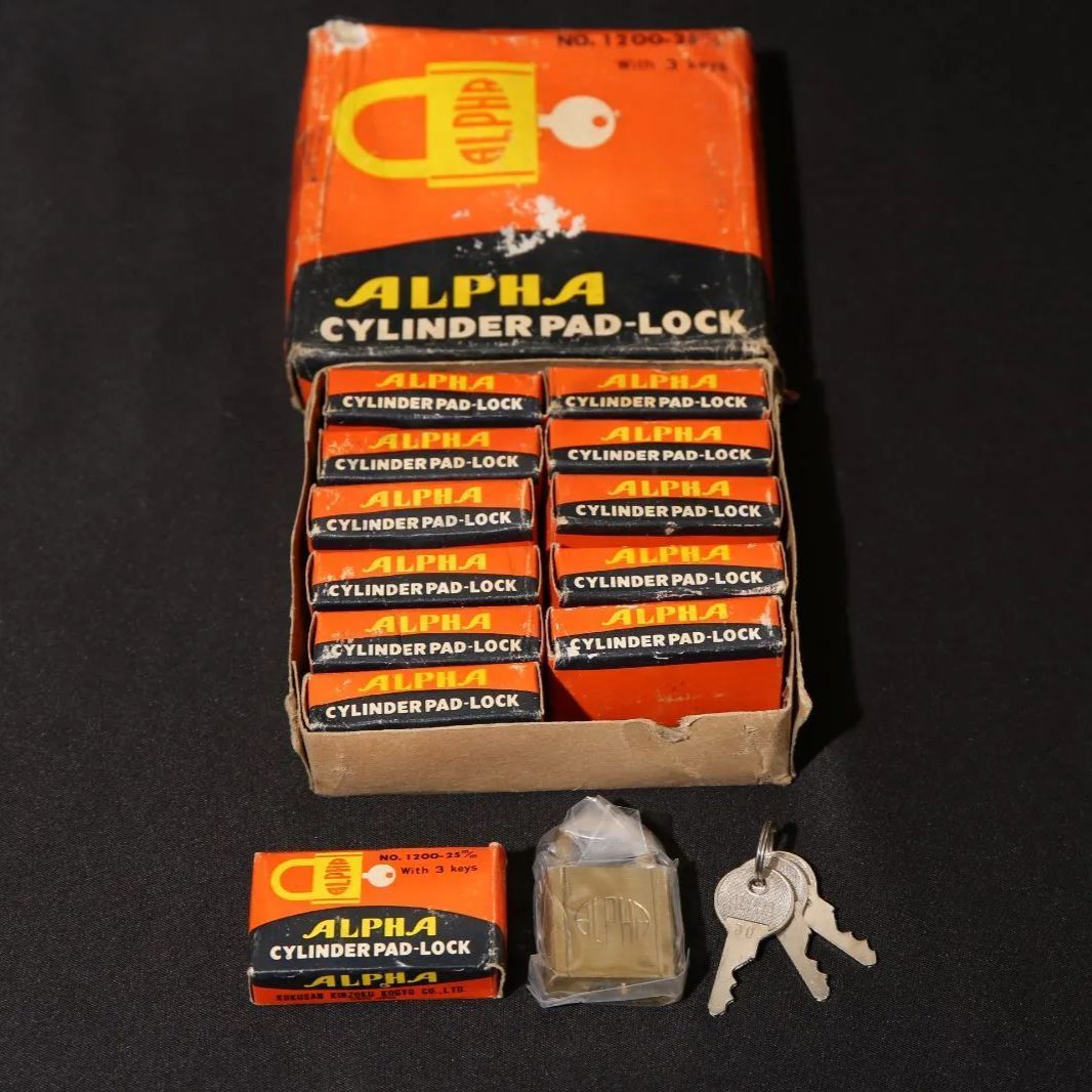 ALPHA アルファ 南京錠 12個 s266