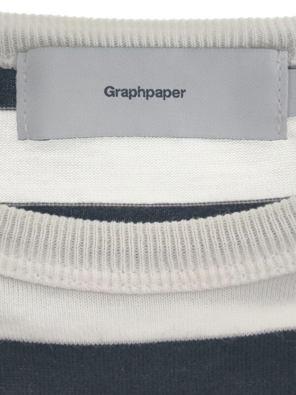 Graphpaper グラフペーパー 19SS BORDER S/S TEE ボーダーTシャツ