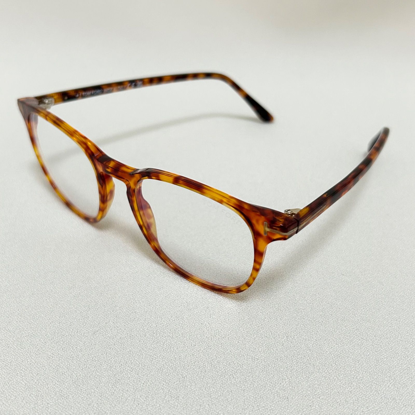 未使用】TOM FORD トムフォード メガネ TF5832-B 052 ブラウンデミ 