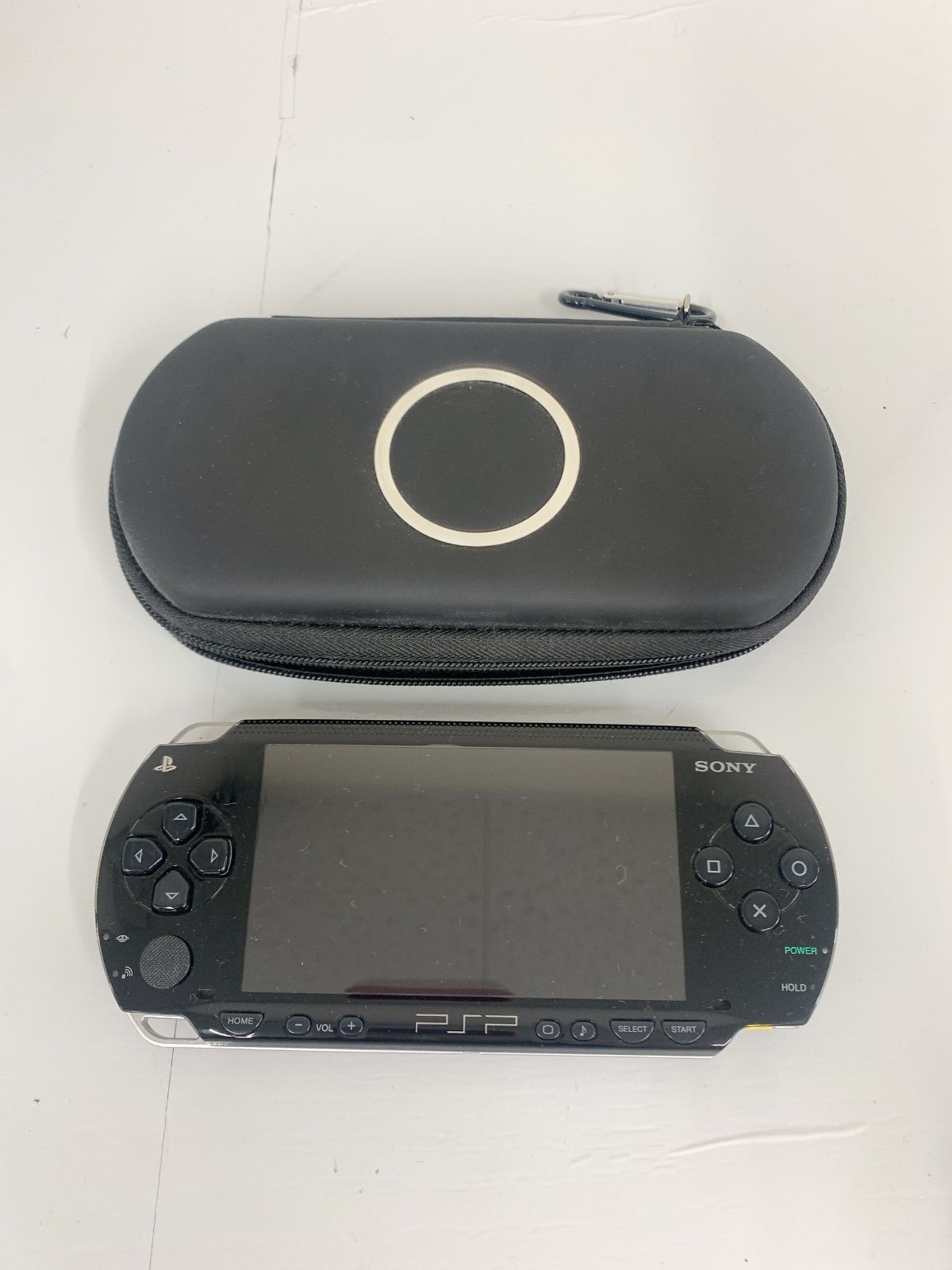 通電未確認】SONY PSP ブラック PSP1000 本体 ケース付き
