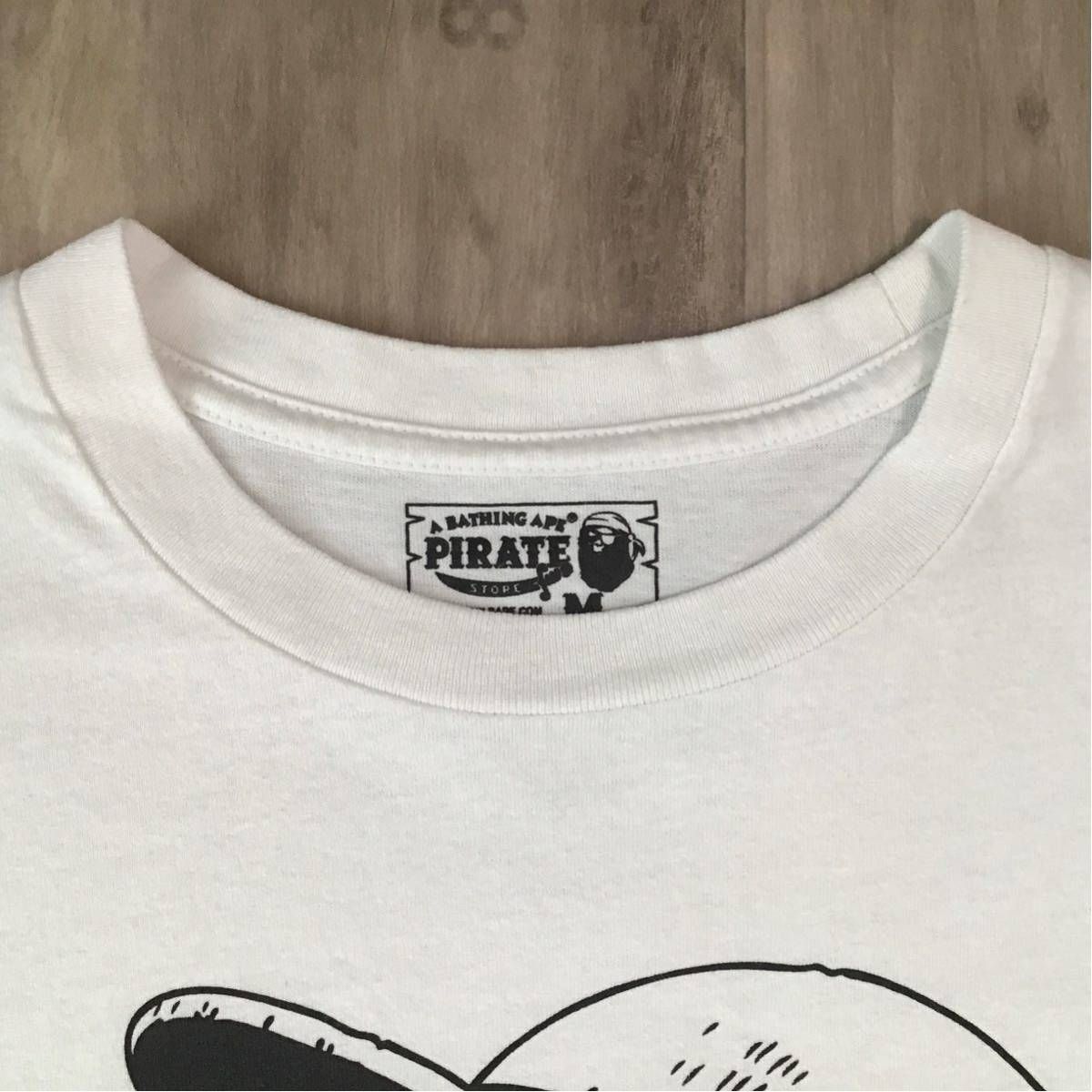 A Bathing Ape BAPE tシャツ ワンピース ルフィー 古着 Pirate Store Limited BAPE × onepiece Luffy T-shirt White A