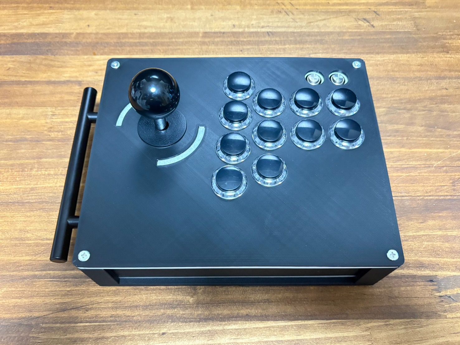 新品】LED搭載レバーアケコン DP-3SE ブラック×ピンク 光る