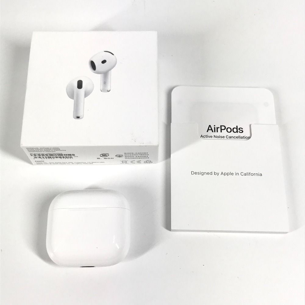 Apple アップル イヤフォン AirPods 4 アクティブノイズキャンセ