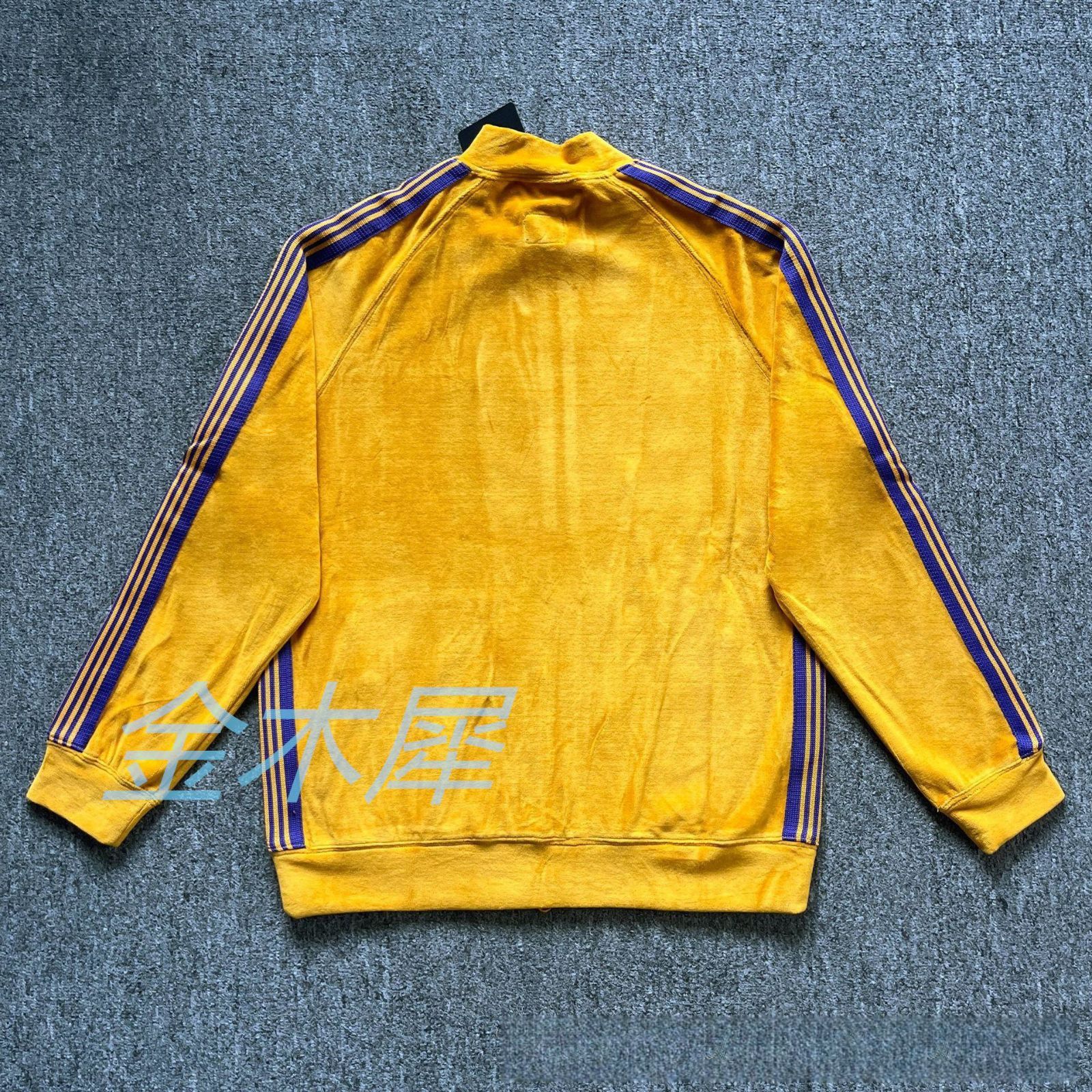 ✨極美品✨ Needles ニードルズ ロゴ刺繍 ベロアジャージ ベルベット Track Jacket ポリスムーストラックジャケット 男女兼用 -  メルカリ