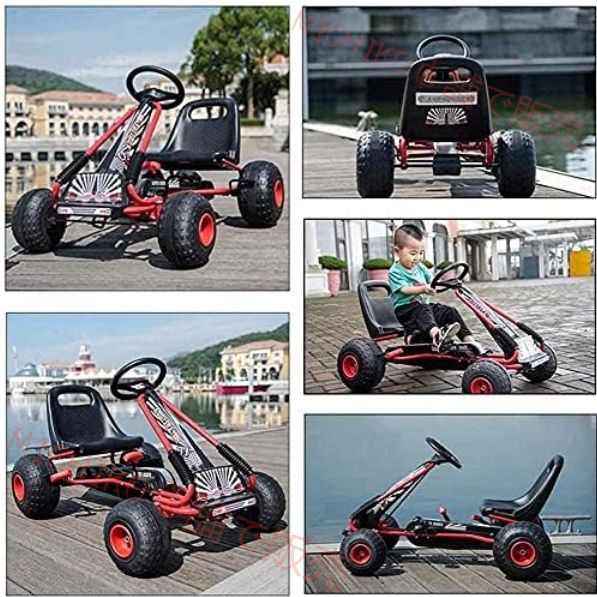 足こぎ ペダルカート ゴーカート クレイジーカー のアップグレード 四輪バギーゴーカート乗用玩具 足こぎペダル式 3~8歳子供用 キッズ 遊具 おもちゃ