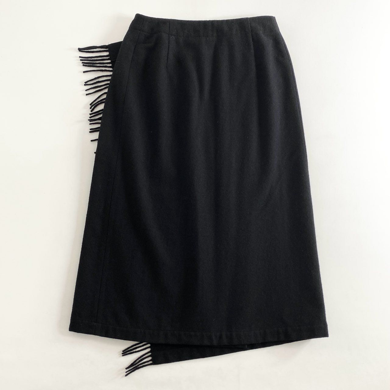 tricot COMME des GARCONS フリンジ スカート ブラック