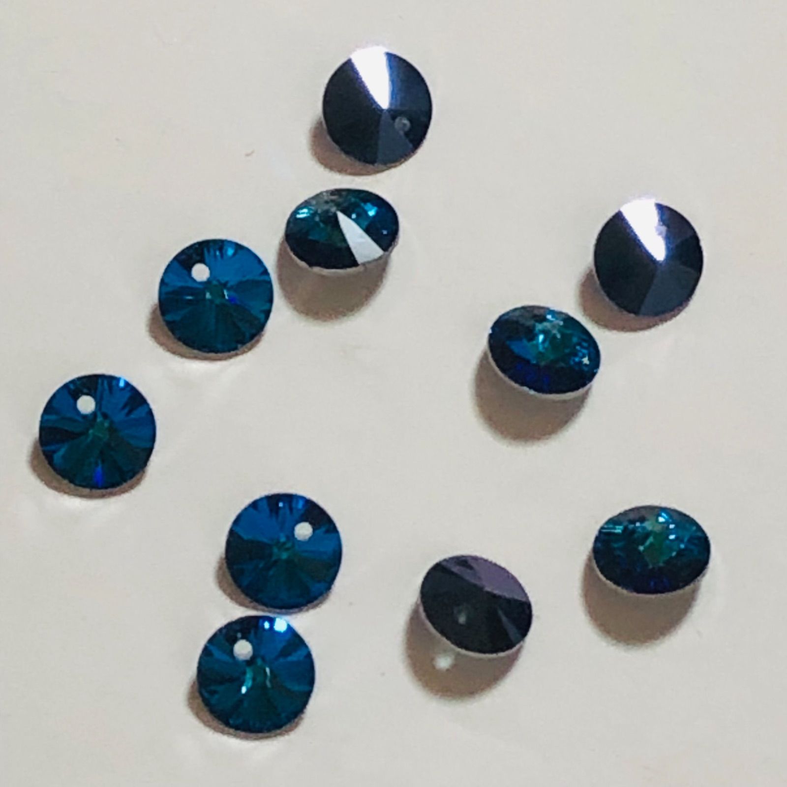 スワロフスキー #6428 ／ 8mm デニムブルー ／144粒 廃番
