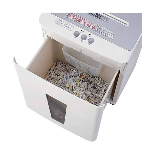 ナカバヤシパーソナルシュレッダ ノイズレス A4 クロスカット NSE-NLC01 1台