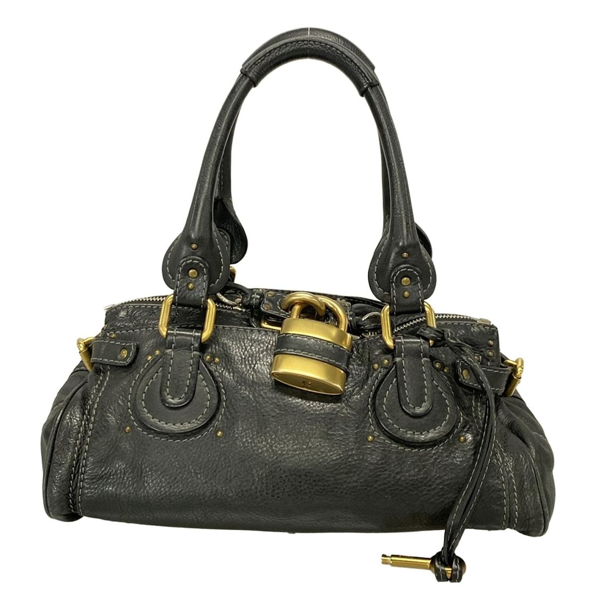 Chloe(クロエ) ハンドバッグ パディントン 黒 レザー - メルカリ