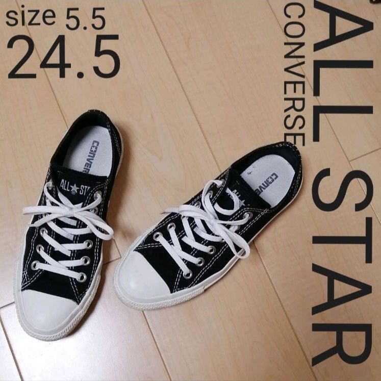 CONVERSEコンバースALL STARステッチング/オックス//ブラック - BASIC