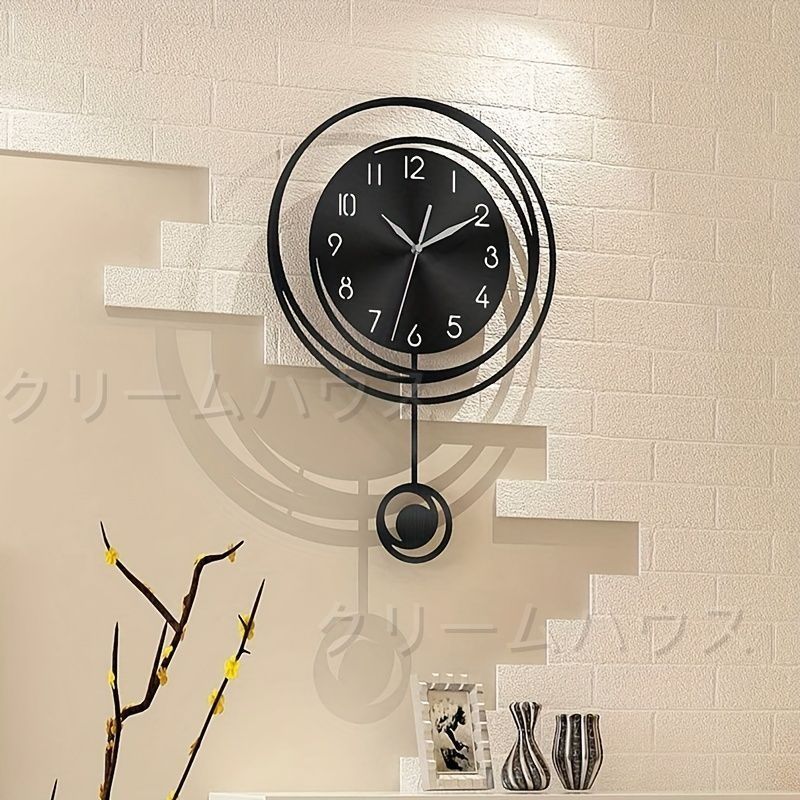 掛け時計 サイレントクロック 3 ウォールクロック 静音 おしゃれ 円形 モダン シンプル モノトーン シンプル 壁掛け リビング オフィス 玄関 4-7