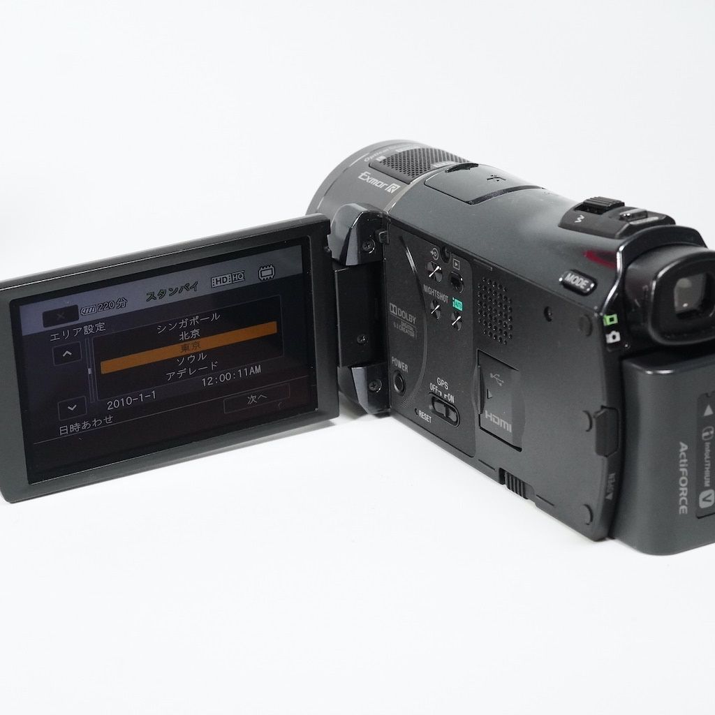 JVC 相応 GZ-R470-G ビデオカメラ USED美品 カーキ フルHD 防水 防塵  