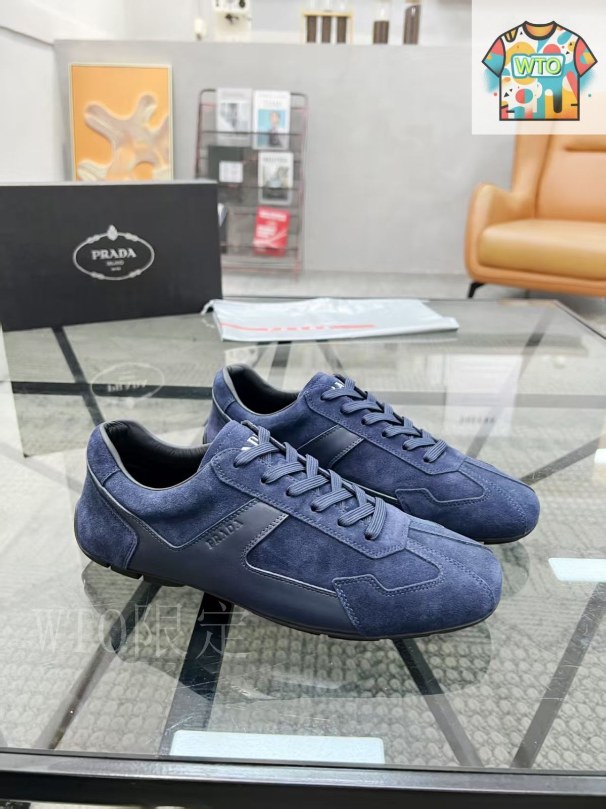 ボニータ Prada プラダ メンズ レザー スニーカー08-XN44 - メルカリ